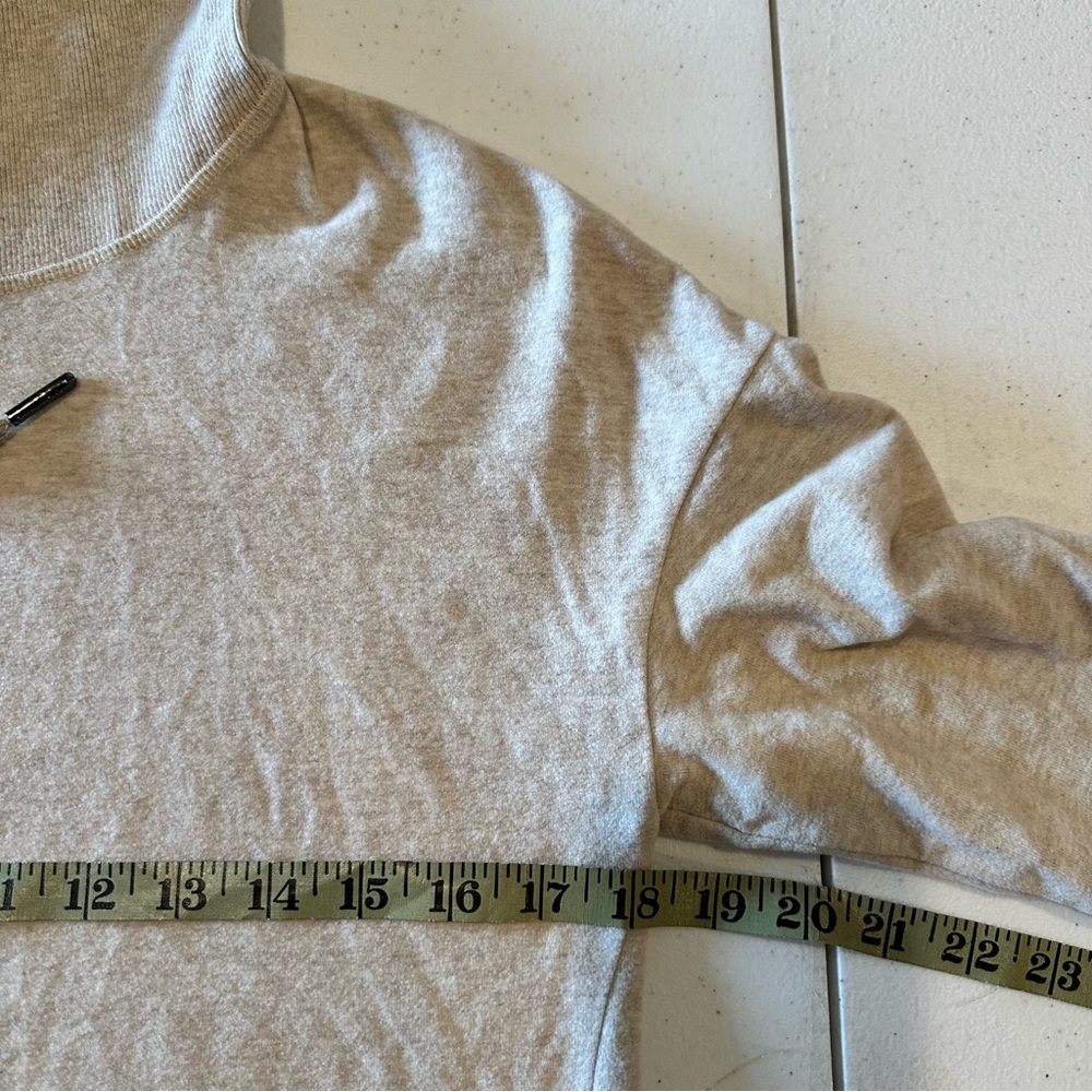Sweaty Betty Pullover‎ Hoodie SZ XXS Small Oatmeal BEIGE TAN GYM SWEATSHIRT YOGA - Picture 9 of 11